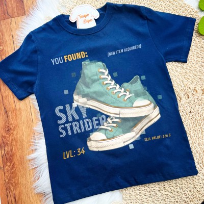 Conj. Camiseta Sky Strider e Bermuda - Marinho e Verde